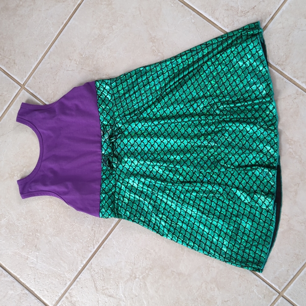 Girls size 6 Ariel mermaid dress